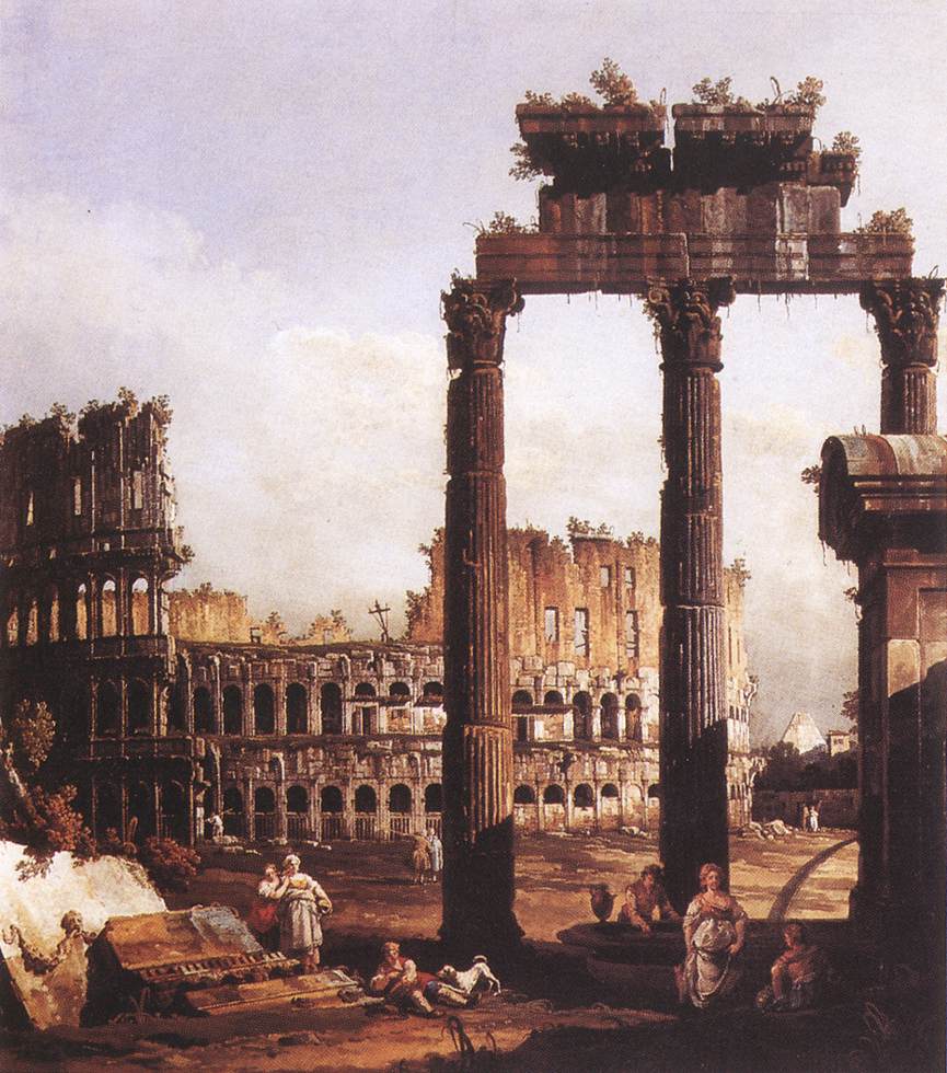 Capriccio with the Colosseum